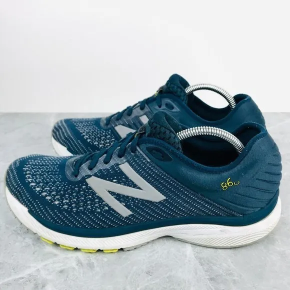 New Balance 860v10 Mens Size‎ 11.5 Shoes Blue Running Comfort Sneakers M860A10