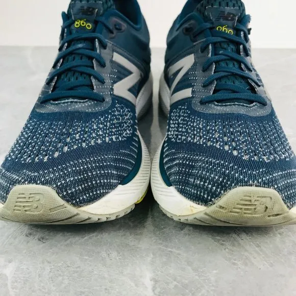 New Balance 860v10 Mens Size‎ 11.5 Shoes Blue Running Comfort Sneakers M860A10