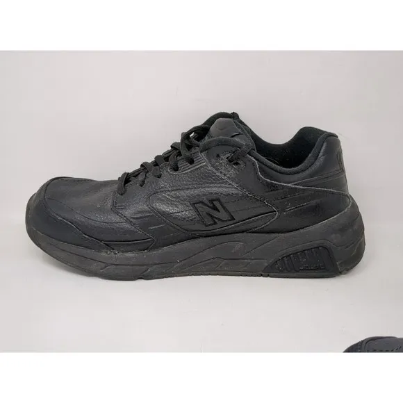 New Balance 926 Men's Size 7 2E Wide Black Leather Walking Shoes MW926BK‎