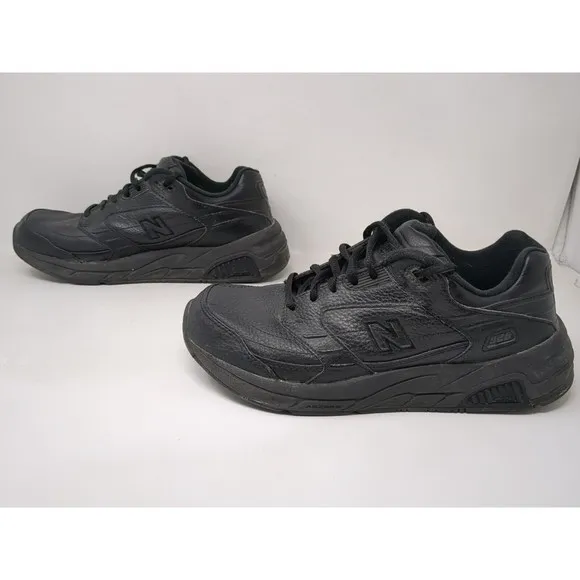 New Balance 926 Men's Size 7 2E Wide Black Leather Walking Shoes MW926BK‎