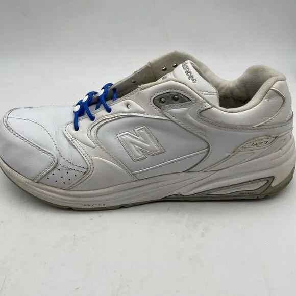 New Balance 927 Walking Shoes Mens 11 D White Leather  Athletic Sneakers MW927WT