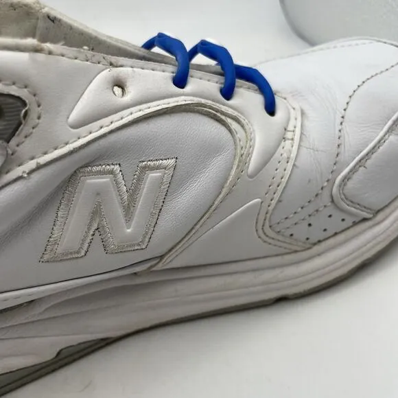 New Balance 927 Walking Shoes Mens 11 D White Leather  Athletic Sneakers MW927WT