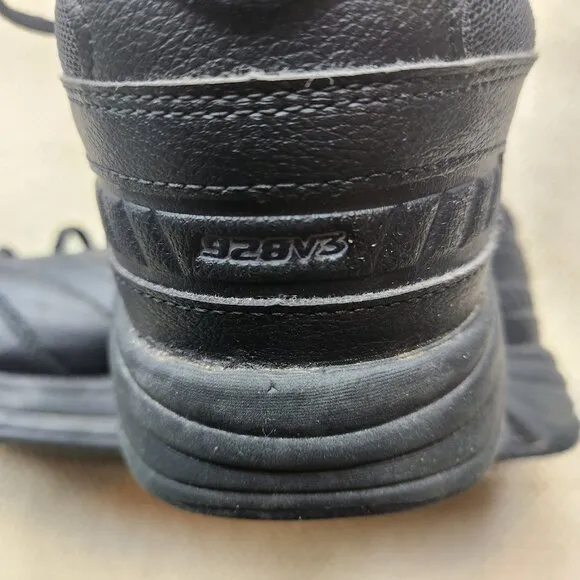 New Balance 928v3 Walking Shoes Mens 14 2E Black Leather Rollbar MW928v3 Sneaker