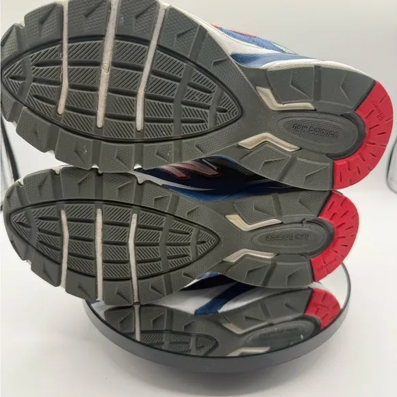 New Balance 990 Made In USA Andromeda Blue Red QC990NC5 Gs Gradeschool Size 4.5