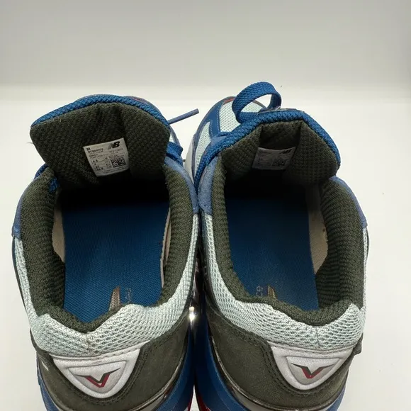 New Balance 990 Made In USA Andromeda Blue Red QC990NC5 Gs Gradeschool Size 4.5