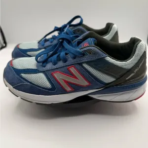 New Balance 990 Made In USA Andromeda Blue Red QC990NC5 Gs Gradeschool Size 4.5