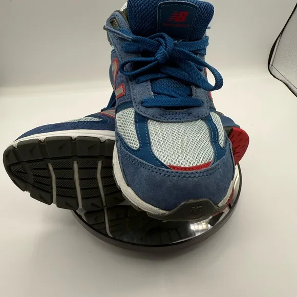 New Balance 990 Made In USA Andromeda Blue Red QC990NC5 Gs Gradeschool Size 4.5