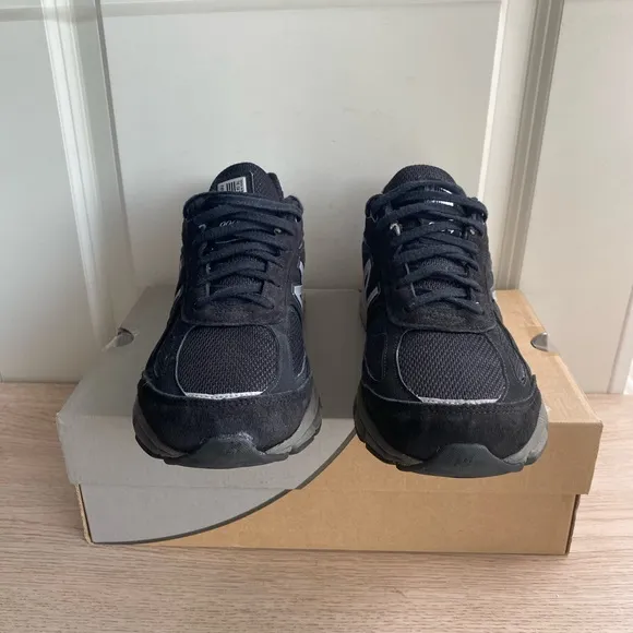 New Balance 990 Made in USA Black Sneakers- Men 8