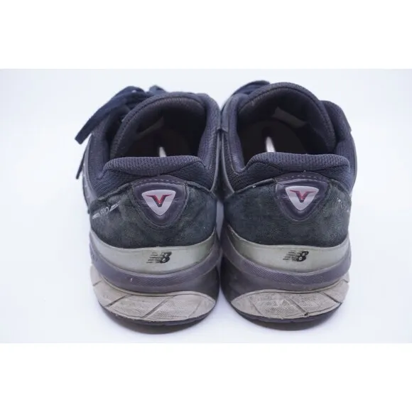 New Balance 990v5 Size 12.5 2E EE Made in USA Black White Logo Running Walking