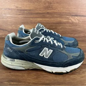New Balance 993 Blue Suede Sneakers Men’s Size 11.5 2E Vintage Shoes Dad Shoes