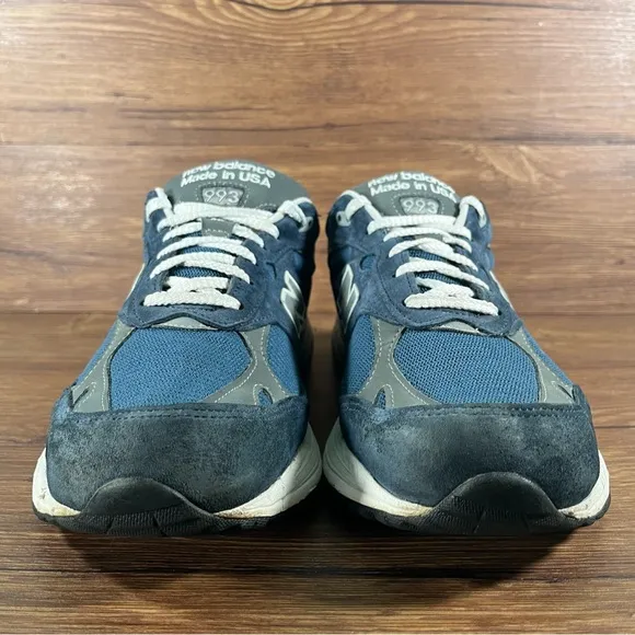 New Balance 993 Blue Suede Sneakers Men’s Size 11.5 2E Vintage Shoes Dad Shoes