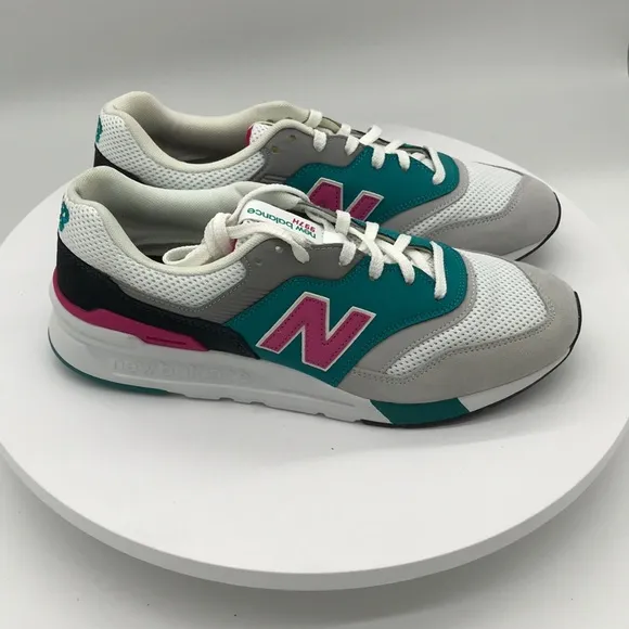 New Balance  997H  mens  Teal and Pink Sneakers size 9.5 US
