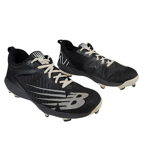 New Balance Fuel Cell 4040 V6 sz 9.5 Mens Baseball Cleats Shoes Black White Lace