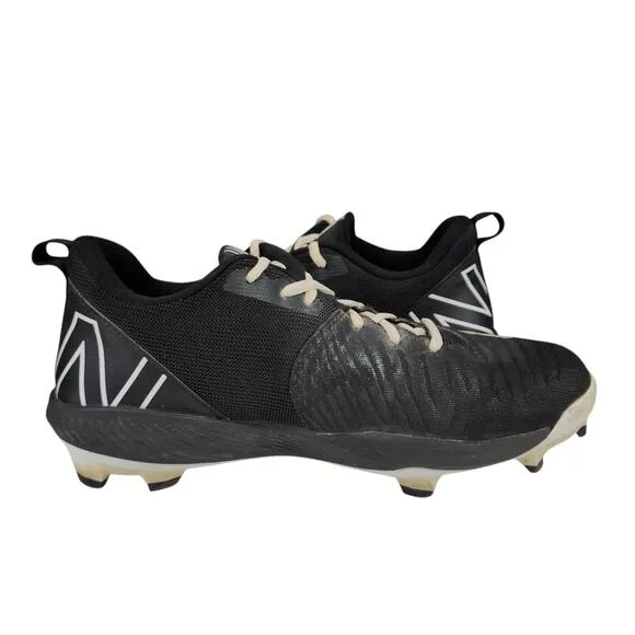 New Balance Fuel Cell 4040 V6 sz 9.5 Mens Baseball Cleats Shoes Black White Lace