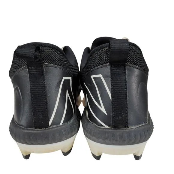 New Balance Fuel Cell 4040 V6 sz 9.5 Mens Baseball Cleats Shoes Black White Lace