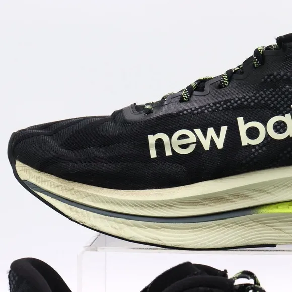 New Balance FuelCell SuperComp Trainer V2 Mens Sz 13D Black Green Shoes MRCXBK3