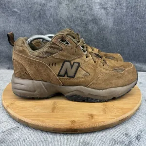 New Balance Mens 608 Size 9 4E Shoes Brown Suede Hiking Outdoor Casual Sneakers