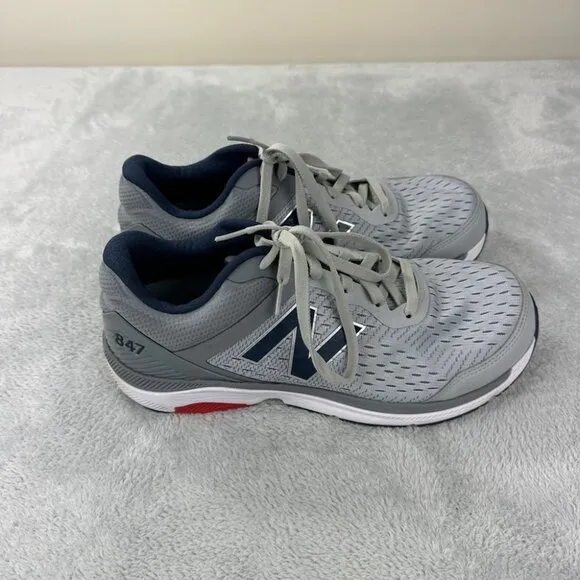 New Balance Men's 847v4 Size 11.5 US/11 UK/45.5 EU MW847LG4 Silver Walking Shoes