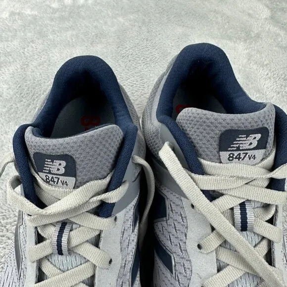 New Balance Men's 847v4 Size 11.5 US/11 UK/45.5 EU MW847LG4 Silver Walking Shoes