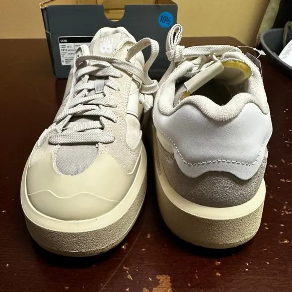 New Balance Mens Gray Beige CT302 Lace Up Athletic Tennis Shoes Size 10.5 or11.5