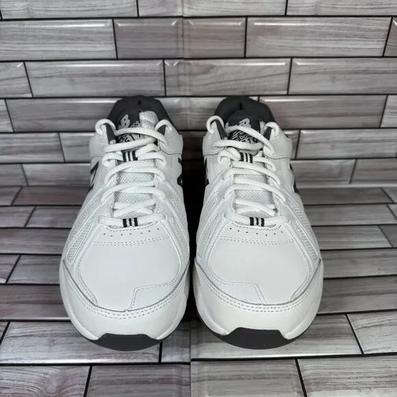 New Balance Men's White/Grey Leather 519 Walking Sneakers Shoe Size 8.5-NEW