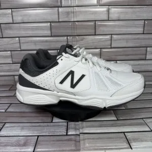 New Balance Men's White/Grey Leather 519 Walking Sneakers Shoe Size 8.5-NEW