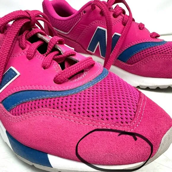New Balance Rare Colorway Hot Pink &amp; Blue 997H Sneakers Shoes Women’s Size 10