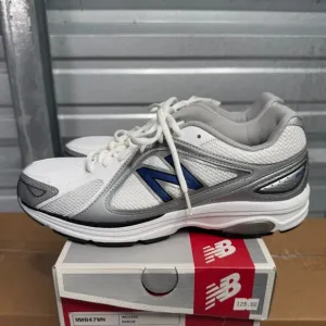New Balance Sneakers Mens 8.5 D White Blue Walking MW847WN Shoes Athletic NEW