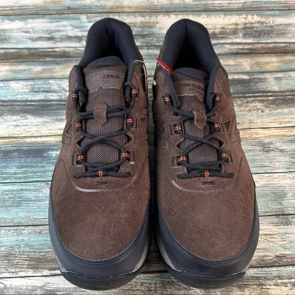 New Balance Sneakers Mens Size 14EE Brown Suede Walking Casual Athletic Shoes