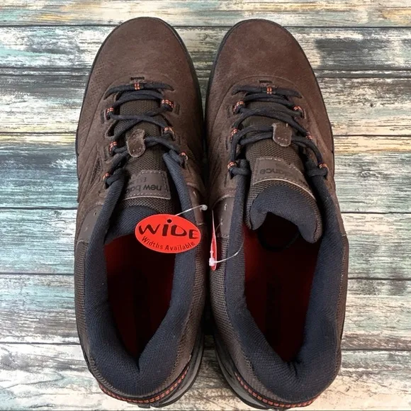 New Balance Sneakers Mens Size 14EE Brown Suede Walking Casual Athletic Shoes