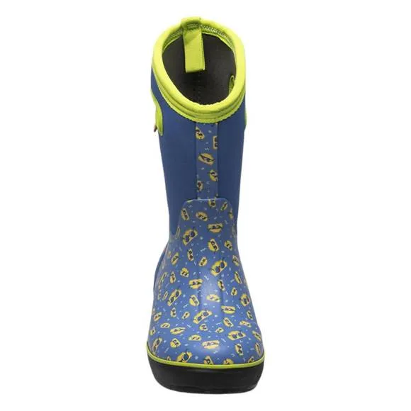 NEW BOGS boy's classic tacos boots in blue multi