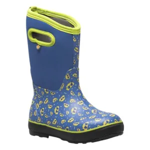NEW BOGS boy's classic tacos boots in blue multi
