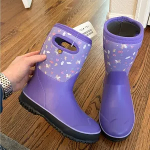 NEW Bogs | Kids Grasp Pegasus Purple Boots -22’F Waterproof Sz 6 Youth