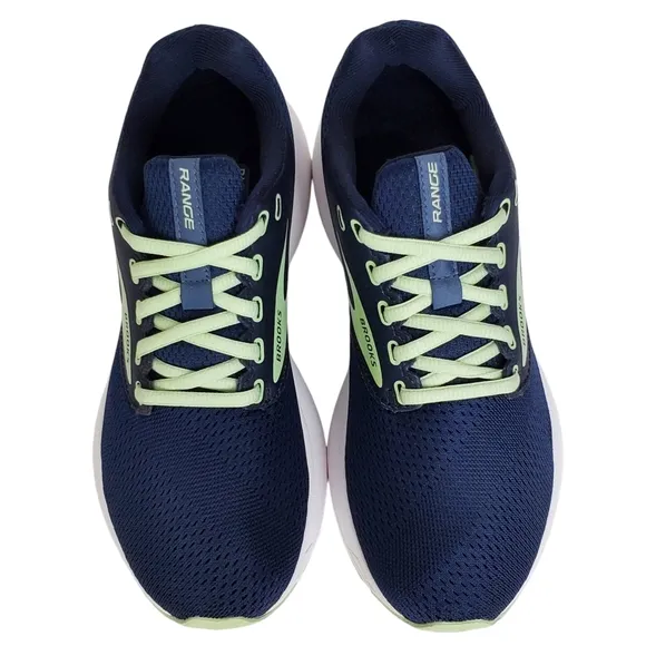 New Brooks range lace up running shoes sneakers blue mint sports performance