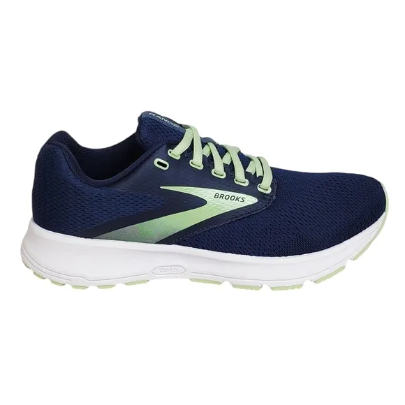 New Brooks range lace up running shoes sneakers blue mint sports performance
