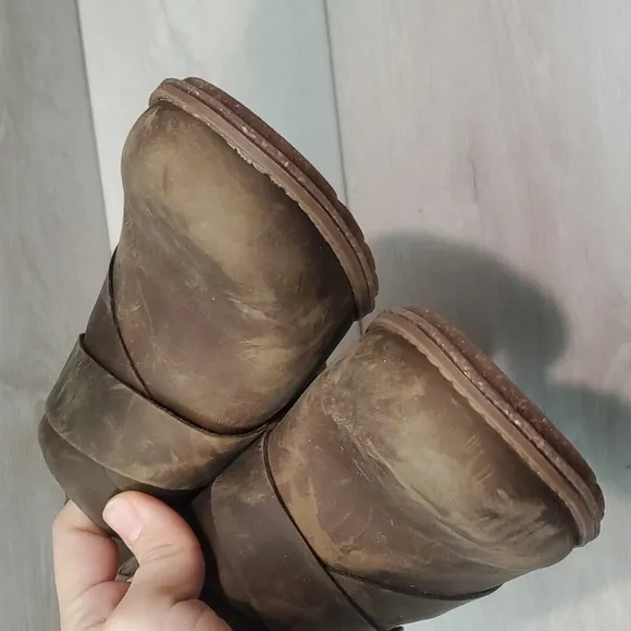 NEW Clarks Women Comfort Sashlin Fiona Ankle Leather Nubuck Boots shoes sz 9W