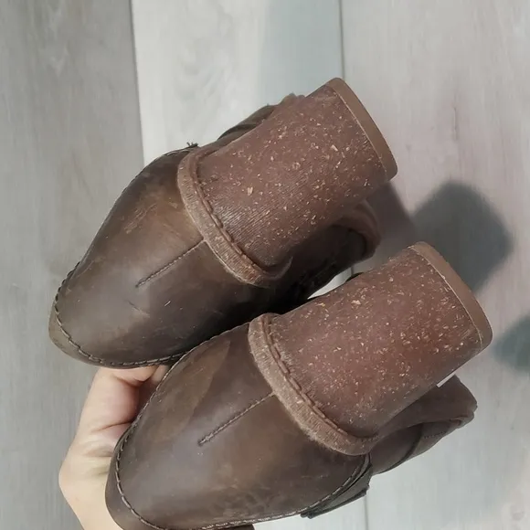 NEW Clarks Women Comfort Sashlin Fiona Ankle Leather Nubuck Boots shoes sz 9W