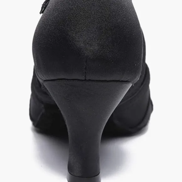 New CLEECLI Satin Latin Salsa Dance Shoes Size 12