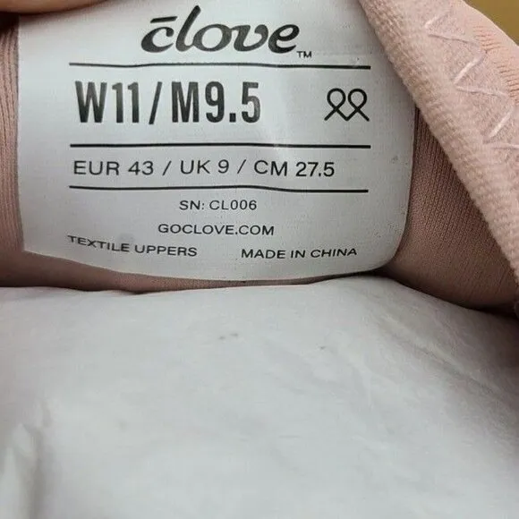 New Clove Pink Up Nursing Shoes Womens 11 Slip On Limited Edition