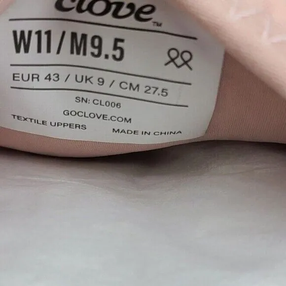 New Clove Pink Up Nursing Shoes Womens 11 Slip On Limited Edition