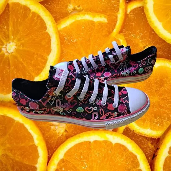 New Converse All Star Graffiti Shoes Size 6‎ Junior