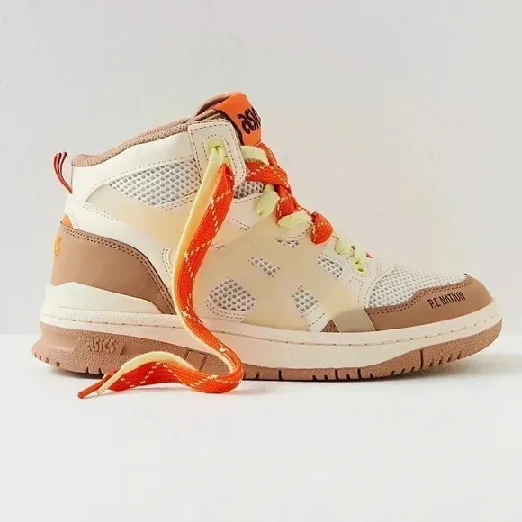 New Free People Asics x P.E Nation EX89 MT Sneakers Shoes Mid Top Lace Up