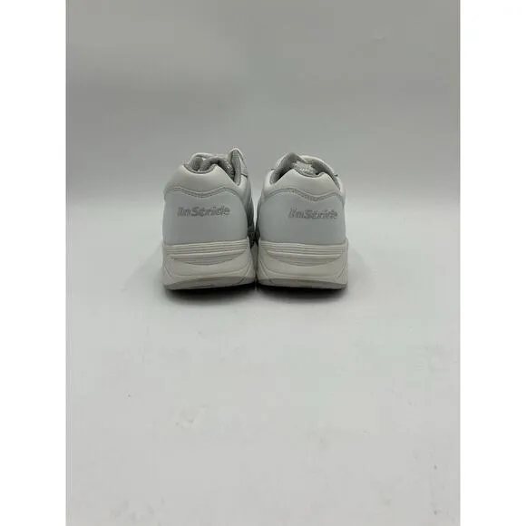 NEW InStride Newport Lace Women's Walking Shoes White US Size 9 WIDE (9002 W)