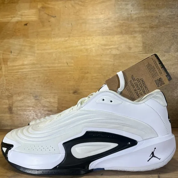 NEW Jordan Luka 3 TB Mens Sz 12 Basketball Shoes Sneakers White Black FQ7453-100
