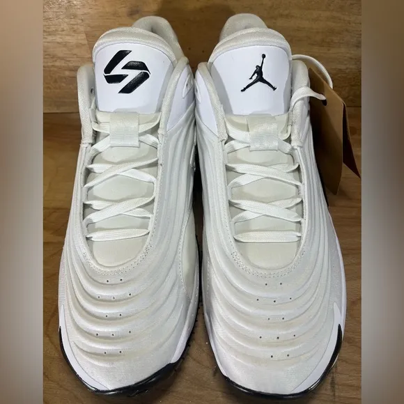 NEW Jordan Luka 3 TB Mens Sz 12 Basketball Shoes Sneakers White Black FQ7453-100