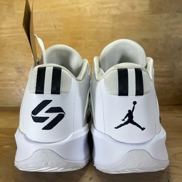 NEW Jordan Luka 3 TB Mens Sz 12 Basketball Shoes Sneakers White Black FQ7453-100