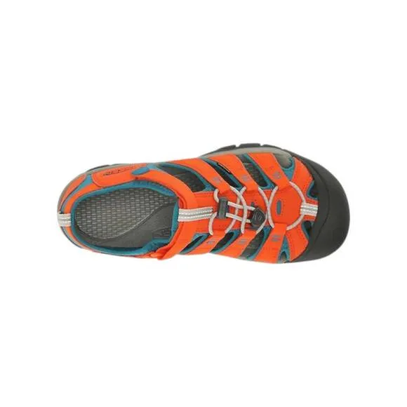 NEW KEEN boy's newport h2 sandals in orange/blue