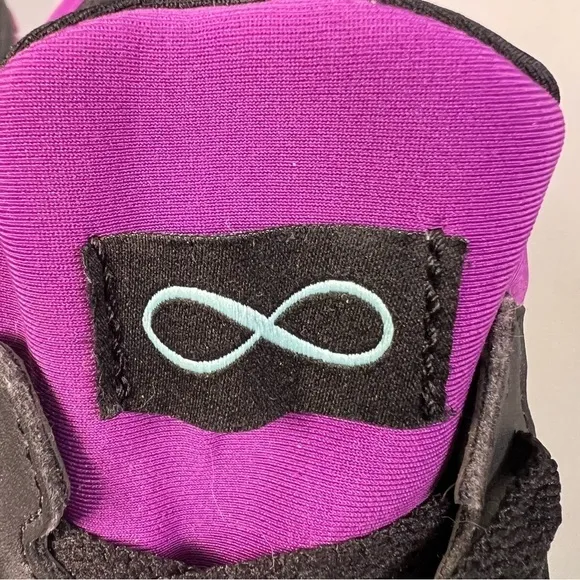New nb Cherokee Infinity Fly Black Neon Purple Sneakers Nursing Shoe Womens 8