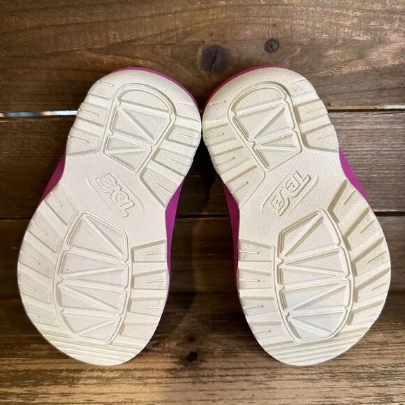 New NIB Little Kids Teva Hurricane Verge Purple Outdoor Slides Sandals Size 8‎ C