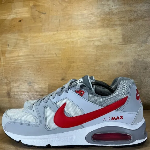 NEW Nike Air Max Command RETRO Mens Size 11.5 Shoes Sneakers Gray Red 629993-106
